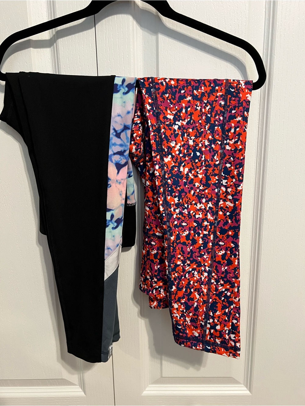Two Pairs Of Leggings-Pink and Ideology